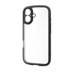 iPhone 17/TOUGH SLIM LITE/t[J[/Ɍ/^XebJ[t/ubN