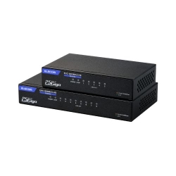 EHC-Q05MA2-HB [ブラック]　５台 エレコム Giga対応スイッチングHub/5ポート/2.5G/金属筐体/電源外付