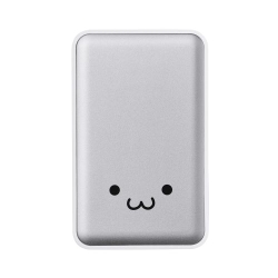 エレコム モバイルバッテリー/リチウムイオン電池/巻取り式ケーブル
