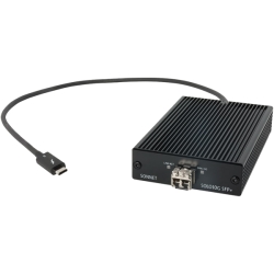Solo 10G Thunderbolt 3 to SFP+ 10 Gigabit Ethernet Adapter (SFP+ [SR] included) SOLO10G-SFP-T3
