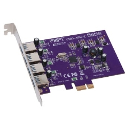 Allegro USB 3.0 PCIe Card (4 charging ports) [Thunderbolt compatible] USB3-4PM-E