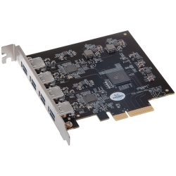 Allegro Pro USB 3.1 PCIe Card (4 10Gb charging ports) [Thunderbolt compatible] USB3-PRO-4P10-E