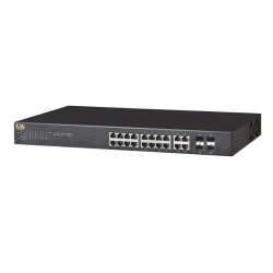 FXC Lite Smart PoEスマートスイッチ 20ポートタイプ(10/100/1000MPoE×16、1GSFP×4)MAX.185W + 同製品SB5バンドル NS2020VPEL-ES-ASB5