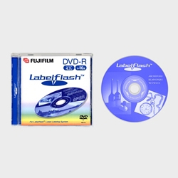 DVD-R 4.7GB LabelflashΉ:1`16{Ή 10mmP[X 1 DDR47H LF 16X