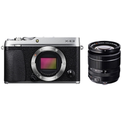 【クリックで詳細表示】富士フイルム ミラーレスデジタルカメラ X-E3 ズームレンズキット シルバー F X-E3LK-S