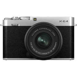 ミラーレスデジタルカメラ X-E4 レンズキット シルバー F X-E4LK-1545-S