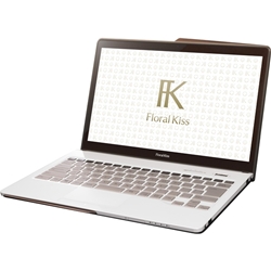 LIFEBOOK CH75/W (Floral Kiss) Clear White with Brown FMVC75WW