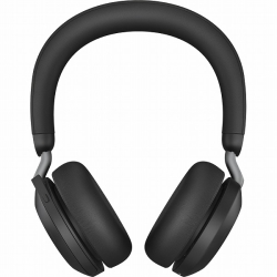 Jabra 無線ヘッドセット USB-A 両耳 UC認定 充電スタンド付「Jabra Evolve2 75 Link380a UC Stereo  Stand Black」