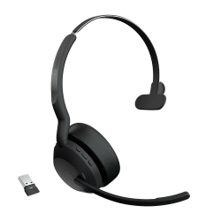 Jabra 無線ヘッドセット USB-A 片耳 UC認定「Jabra Evolve2 55 L...