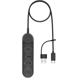 GNオーディオ Jabra コンタクトセンター用USBヘッドセット USB-C/A 片耳 MS認定 コントロールユニット付「Jabra Engage 50 II Link MS Mono USB C/A」 5093-299-2169