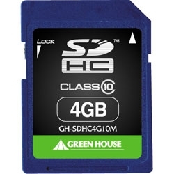 SDHC[J[h(MLC`bv) 4GB Class10 GH-SDHC4G10M