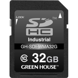 インダストリアルSDHCカード MLC -25〜+85℃ 32GB GH-SDI-WMA32G