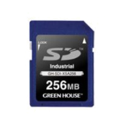 インダストリアルSDカード SLC -40〜+85℃ 256MB GH-SDI-XSA256