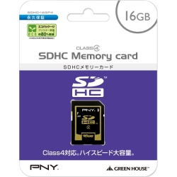 SDHC[J[h 16GB Class4 ivۏ SDHC-16GP4