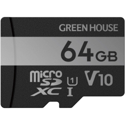 microSDXCJ[h UHS-I U1 V10 64GB GH-SDM-VA64G