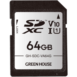 SDXC[J[h UHS-I U1 V10 64GB GH-SDC-VA64G