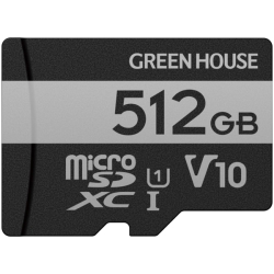 microSDXCJ[h UHS-I U1 V10 512GB GH-SDM-VA512G