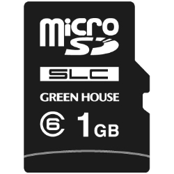 インダストリアルmicroSDカード MLC -40〜+85℃ 1GB GH-SDMI-XSA1G