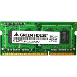m[gPC 1600MHz(PC3-12800)Ή 204pin DDR3 SDRAM SO-DIMM 4GB(4Gbit) GH-DWT1600-4GH