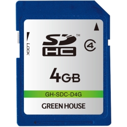 SDHCカード クラス4 4GB GH-SDC-D4G