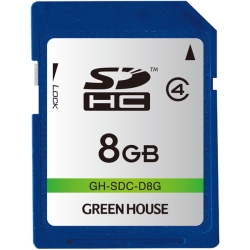 SDHCカード クラス4 8GB GH-SDC-D8G