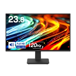 グリーンハウス 23.8型ワイド広視野角液晶ディスプレイ/1920×1080/DisplayPort、HDMI/ブラック/スピーカー:あり GH-LCW24V-BK