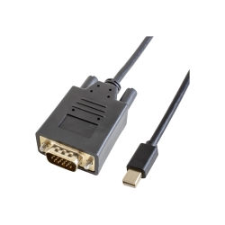 Mini DisplayPort→VGAケーブル 1m ブラック GP-MDPV15K-10