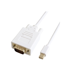 Mini DisplayPort→VGAケーブル 2m ホワイト GP-MDPV15W-20