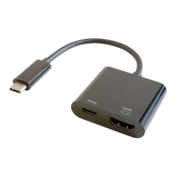 USB Type-C HDMI変換アダプター(PD充電対応) ブラック GP-CHDH/B