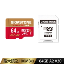 MicroSDXC�J�[�h 64GB UHS-1 U3 A2 4K�X�y�b�N �ő�Ǎ��ݑ��x100MB/s 4K UHD�Ή� Switch�EDJI�h���[���E�A�����JGoPro����m�F��