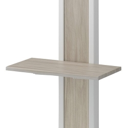 ハヤミ工産 壁寄せテレビスタンド/ホワイト ～43V型対応 KF-240W