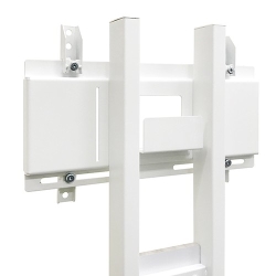 ハヤミ工産 壁寄せテレビスタンド/ホワイト ～43V型対応 KF-240W