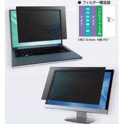 光興業 覗き見防止フィルター Looknon-N9 モバイル・ノートPC用 16.0