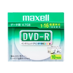 f[^p1-16{DVD-R 4.7GB 10P 15mmPP[X v^u DR47WPD.S1P10S A