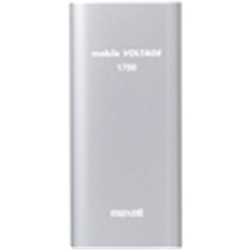 Maxell モバイル充電バッテリー 「mobile VOLTAGE」 1700mAh シルバー