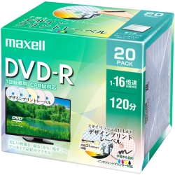 ^p DVD-R W120 16{ CPRM fUCvg 20pbN DRD120PME.20S