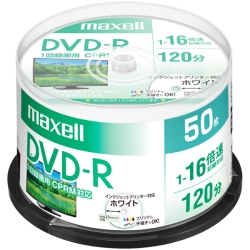 ^p DVD-R W120 16{ CPRM v^uzCg 50XshP[X DRD120PWE.50SP