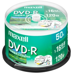 ^p DVD-R W120 16{ CPRM v^uzCg 50XshP[X DRD120WPE.50SP