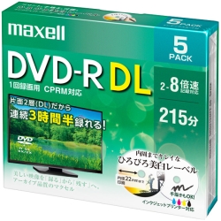 ^p DVD-R DL W215 8{ CPRM v^uzCg 5pbN DRD215WPE.5S