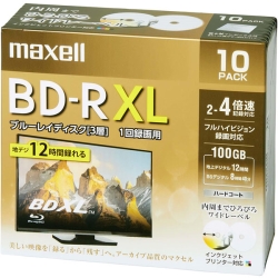 ^pu[CfBXN BD-R XL(2`4{Ή) 720/3w100GB 10 BRV100WPE.10S