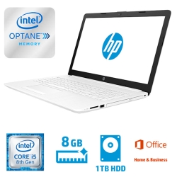 HP 15-da (15.6^/tHD/Core i5/8GB/Optane 16GB/HDD 1TB/DVDC^[/Win10 Home/Office H&B) 4QM63PA-AAAB