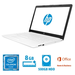 HP 15-da (15.6^/tHD/Celeron/8GB/HDD 500GB/DVDC^[/Win10 Home/Office H&B) 4QM55PA-AAAB