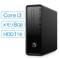 HP Slim Desktop 290-p0108jp (Core i3-9100/8GB/HDD 1TB/DVDC^[) 6DW23AA-AABY