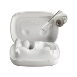 Poly Voyager Free 60 UC M White Sand Earbuds +BT700 USB-C Adapter +Basic Charge Case 7Y8L6AA