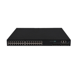 HP(Enterprise) HPE Networking Comware 5550HI 32G Class8 PoE 4SFP+ 4SFP28 1-slot Switch S5T58Aレイヤー3スイッチ PoE対応