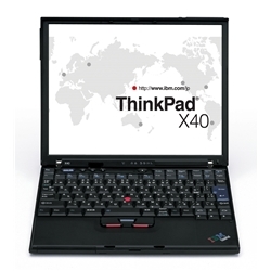 ThinkPad X40(PM-758/WinXP-P/12.1TFT) 2371KFJ