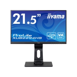 液晶ディスプレイ 21.5型/1920×1080/D-SUB、HDMI、DisplayPort/ブラック/スピーカー:あり/フルHD/VA/昇降/回転 XUB2294HS-B1