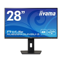 液晶ディスプレイ 28型/3840×2160/HDMI、DisplayPort/ブラック/スピーカー:あり/IPS方式パネル/昇降/回転) XUB2893UHSU-B5