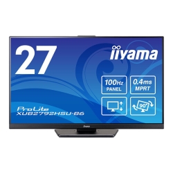 iiyama 液晶ディスプレイ 27型/1920×1080/HDMI、DisplayPort/ブラック/スピーカー:あり/IPS方式パネル/昇降/回転 XUB2792HSU-B6