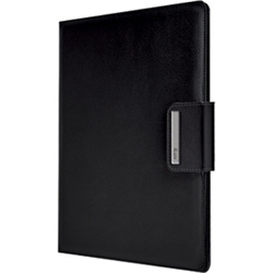 iPad 2用 フリップレザーケース ブラック iCC816BLK